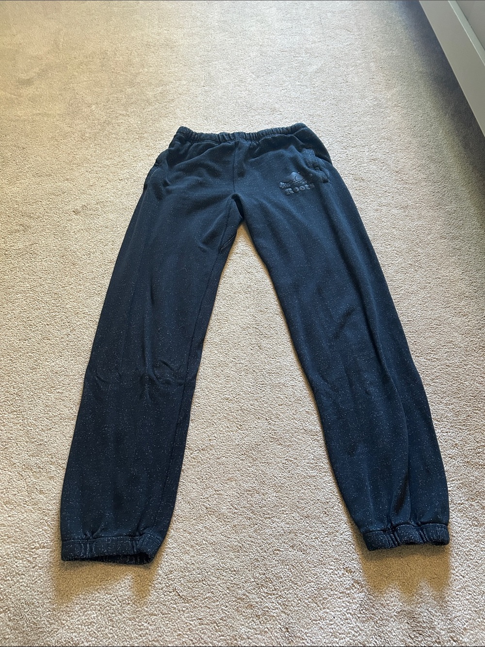 Roots Women’s Black Fleece Jogger Pants